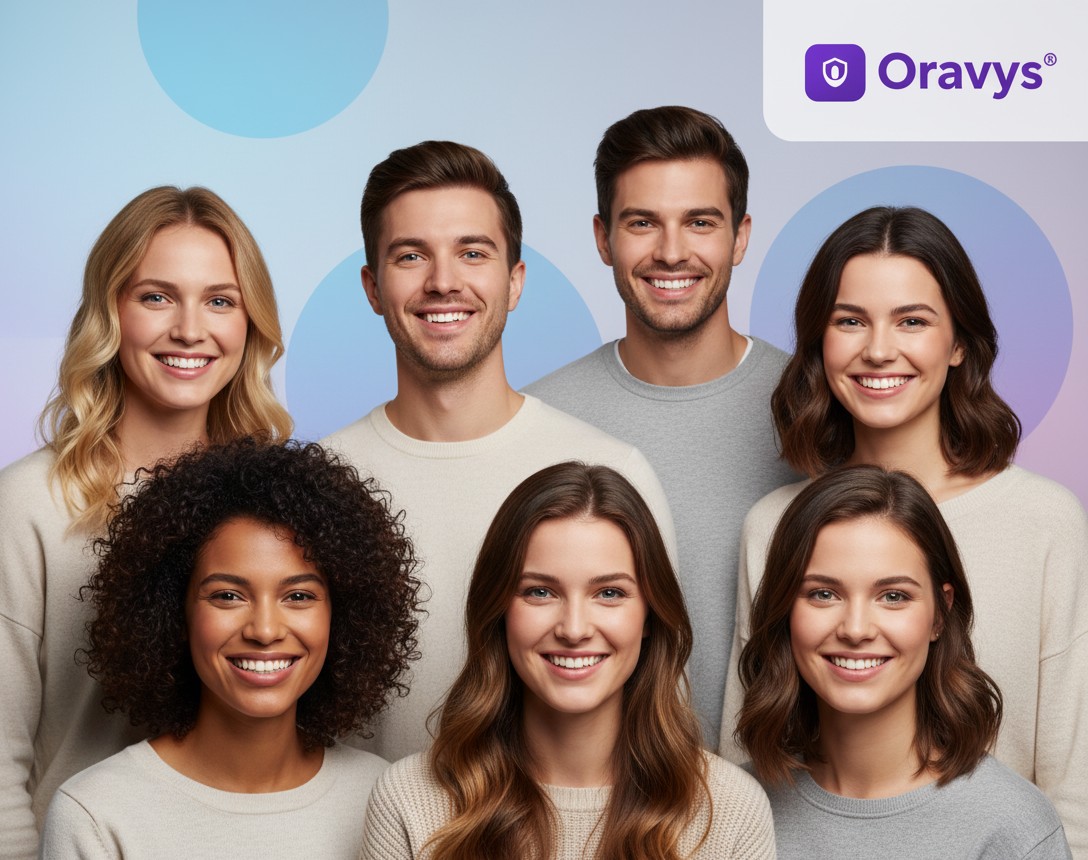 Diverse people benefiting